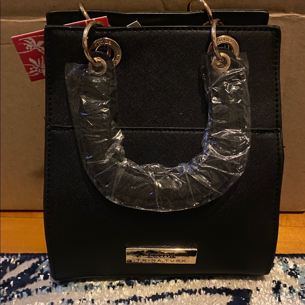 NWT Trink Turk Double Handle Crossbody Detachable Strap Retail $98